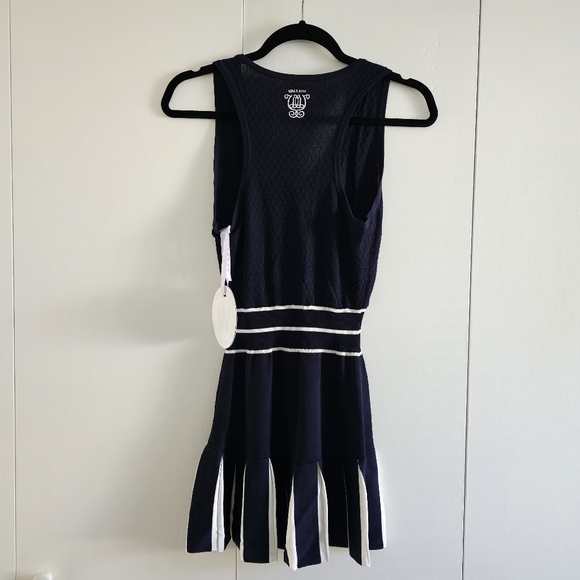 NEW WISKII Riviera Knit Mini Colorblock Dress Size S - Picture 3 of 5